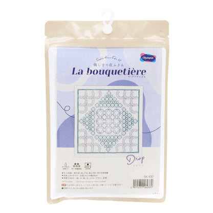 Embroidery kit "SashikoKit Hanabin La Bouquetiere Drop SK-432] Olympus