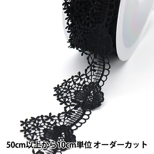 [الكمية من 5] الدانتيلالشريطشريط "دانتيل أسود بعرض 5 سم تقريبًا ISY-6-21-198"