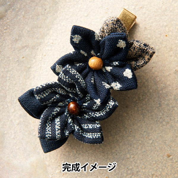 Handicraft kit "AdultsTsumamizaiku Hishishuna corsage 74808] Clover