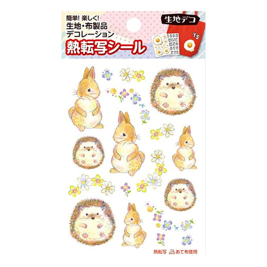 Transkriptionsblatt "StoffDeco Heat Shooting Miki Takeshi produzierte Kaninchen und Hedgehogs Fd-Tki-102]