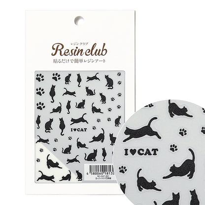 Material de resina "Black Cat RC-CAT-201" RESIN CLUB