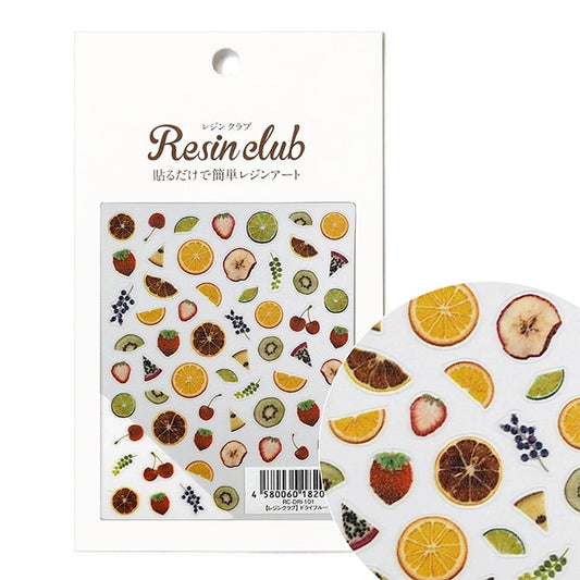 Resin material "Dry Fruit Double-sided RC-DRI-101" Resin Club