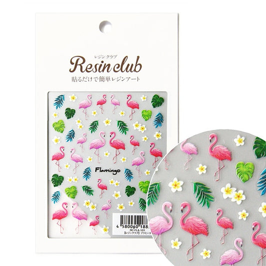 Materiale in resina "Flamingo a doppia faccia RC-FLA-101" Resin Club