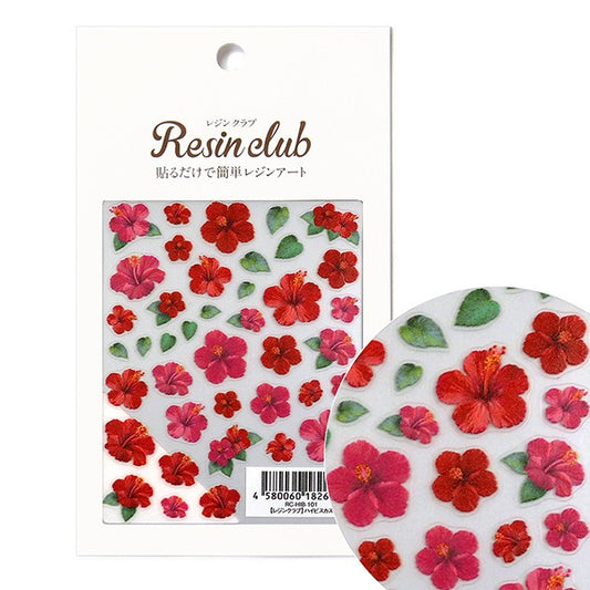 Materiale in resina "Club di resina RC-HIB-101" Hibiscus