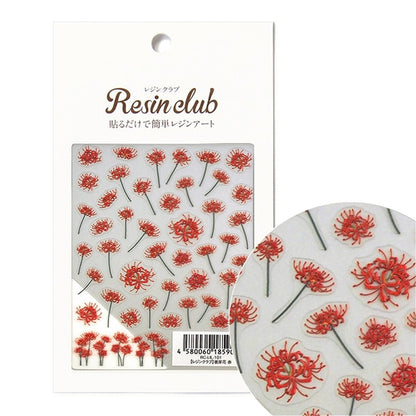 Materiale in resina "Cluster Amaryllis Red Red RC-LIL-101" Resin Club