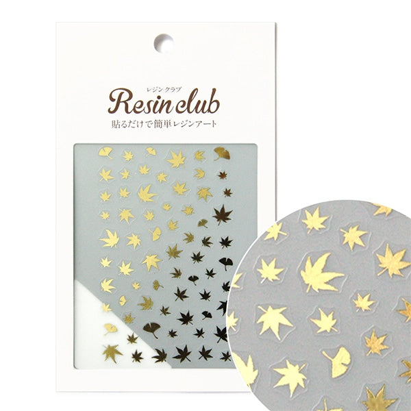 Materiale in resina "Autumn Leaves Gold RC-MMJ-102" Resin Club