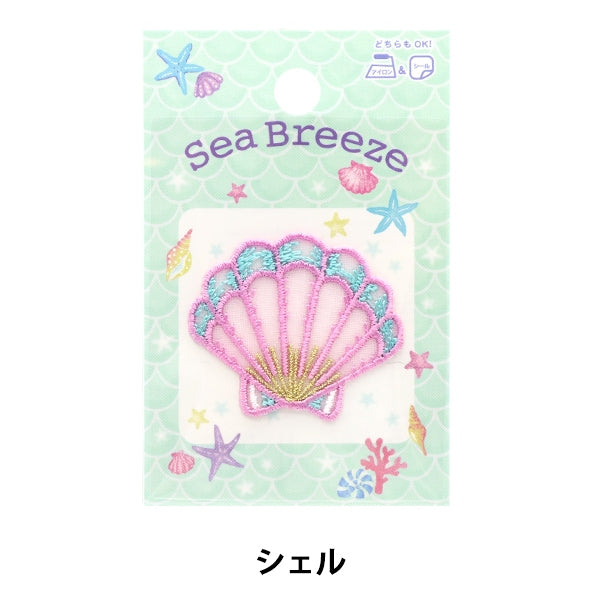 Toppa "Brezza marina Vedere attraversoToppa Shell Pattern LGW-3B" KOKKA