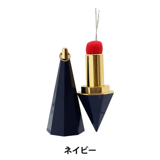 Cuscino per spilli "Diamond Lipstick Cushion Navy ISY-6-22-18"