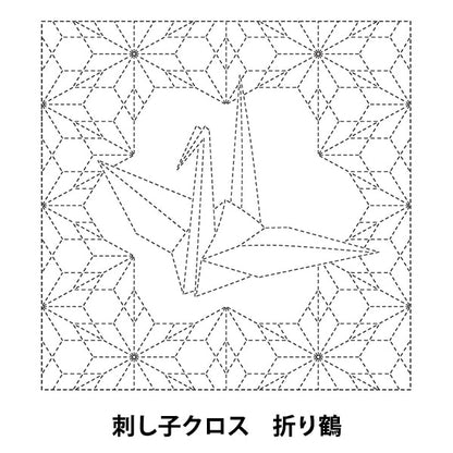 刺繡布料 “ Sashiko Cross SC 2021倍起重機13W”