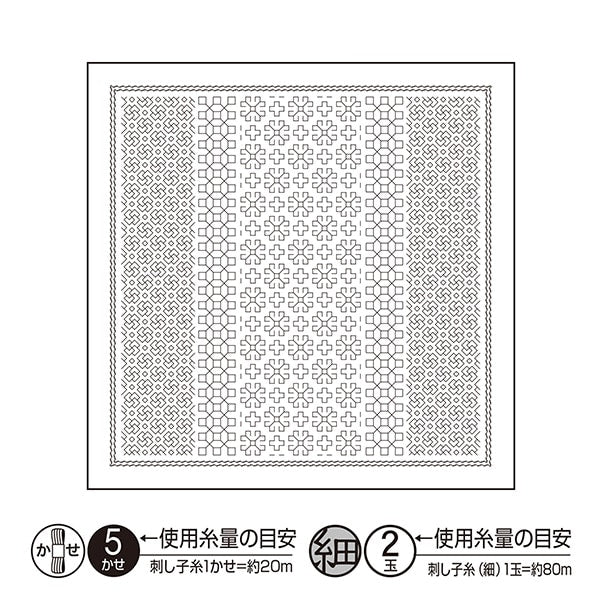 刺繡布料 “哈納奇布布包雛菊白色H-1118” Olympus