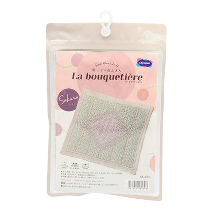 Набор для вышивки "Sashiko Kit Kit Kit Kit Hana Flower Flowkin Fukin La Bouquetiere Sakura SK433" Olympus orimpass