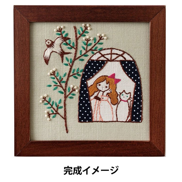 Embroidery kit "Living in the life Window 542101" Lecien Lecien COSMO Cosmo