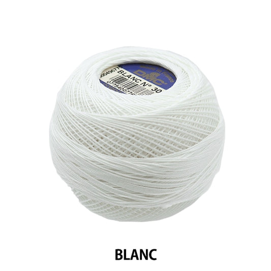 レース糸 『コルドネスペシャル #30 20g BLANC』 DMC ディーエムシー