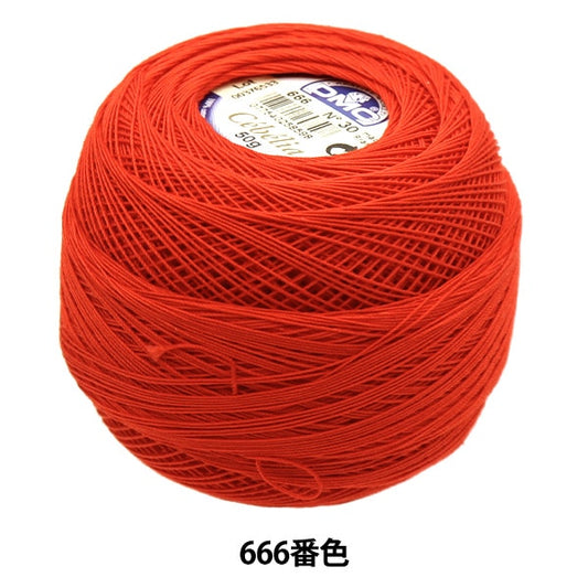 Crochet Thread "Severia #30 50G 666 167A/30" DMC Dewhm Sea