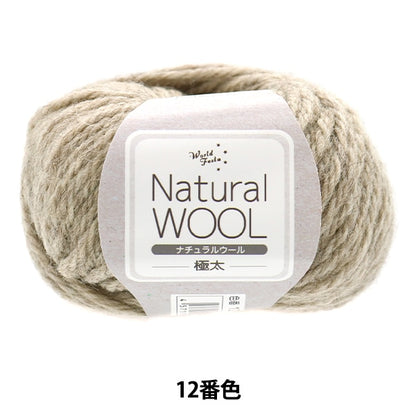 Fall and winterYarn "Natural Wool Fight Thick 12 Color" WORLD FESTA World Festa