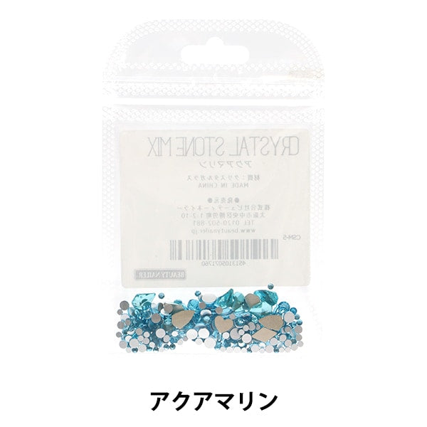 Materiale degli accessori "Crystal Stone Mix Aquamarine CSM-5"