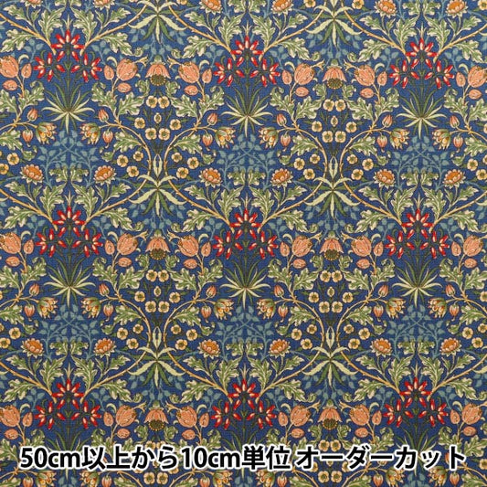 [From quantity 5] Fabric "Best of Morris Best of Morris Sheeting Hyacinth 33496-18]