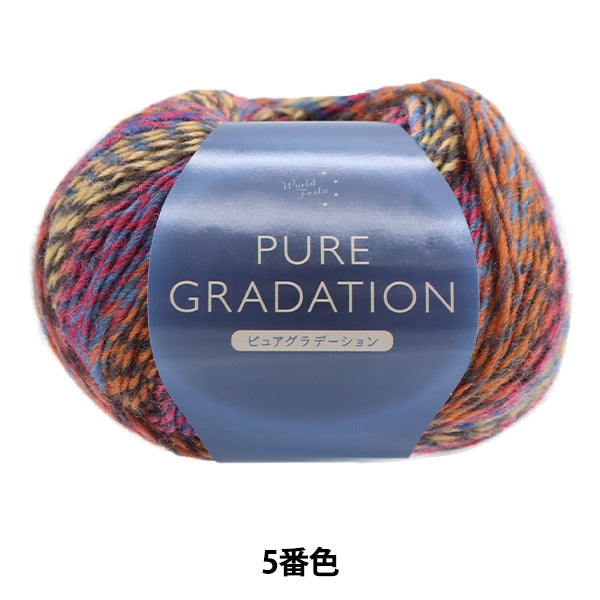 Fall and winterYarn "Pure gradation 5th color engine ZH1915"