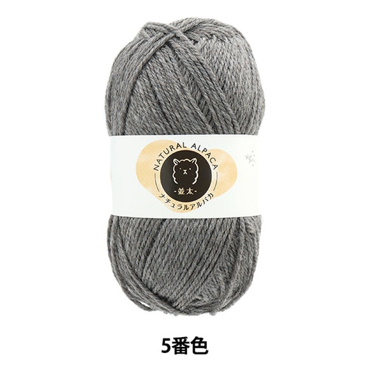 Natural Alpaca Gray Color 5 yarn showing soft alpaca texture