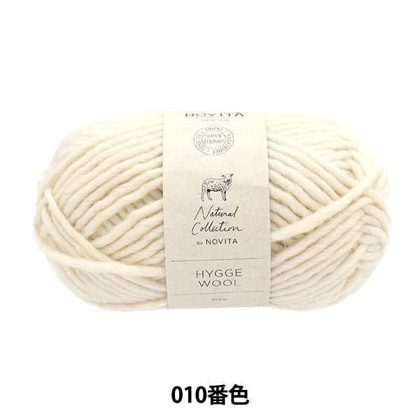 Otoño e inviernoHilos "Hygge Wool 010 Color Off White] Novita Novitaita
