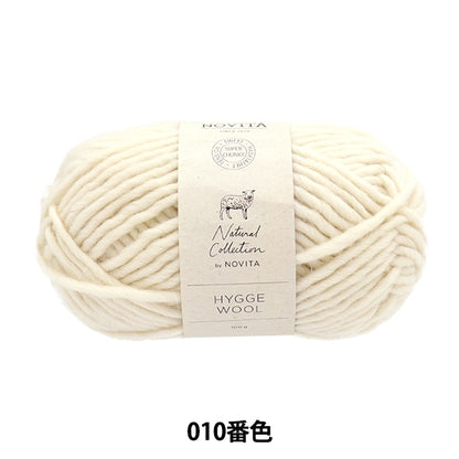Otoño e inviernoHilos "Hygge Wool 010 Color Off White] Novita Novitaita