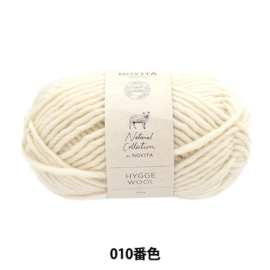 Otoño e inviernoHilos "Hygge Wool 010 Color Off White] Novita Novitaita