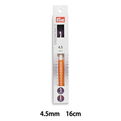 뜨개질 바늘 "인간 공학 크로 셰 뜨개질 바늘 16cm 오렌지 4.5mm "프리