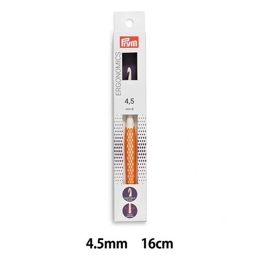 Knitting Needles "Ergonomics Crochet Hooks 16cm orange 4.5mm "prim