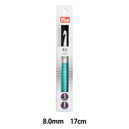 Aiguilles à tricoter "Ergonomie aiguilles à crochet 17 cm Mint 8,0 mm" Coussin