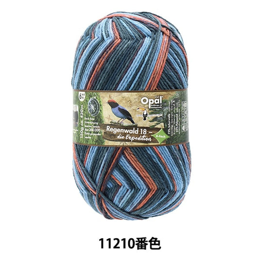 ソックヤーン 毛糸 『レーゲンヴァルト18 6ply 11210番色』 Opal オパール