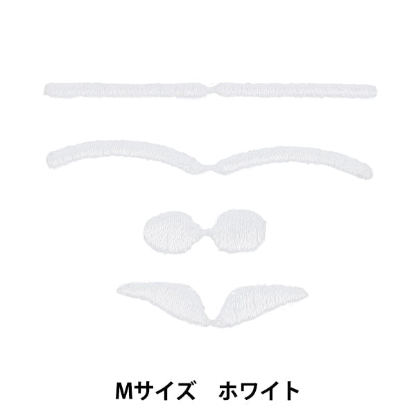 Patch "Face WoodlePatch M tailleur d'assortiment de sourcils blanc nuiw-12" KIYOHARA