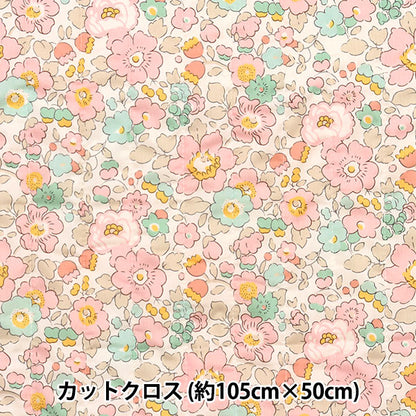 Fabric "Liberty Liberty Print Tana lawnQuiltCut Cloth Approximately 105 x 50cm Betzi CQ3332019-XE] Liberty Japan Liberty JAPAN