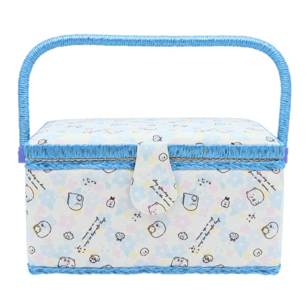 صندوق الخياطة "Sumikko Gurashi Sewing Box أزرق فاتح 20008-02" صوف خام HARAWOOOL