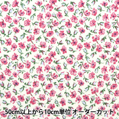 [Из количества 5] ткань "Свобода Fabric Picadilly Poppin Kenzington Rose 1611102-ZP" Liberty Japan Liberty Japan