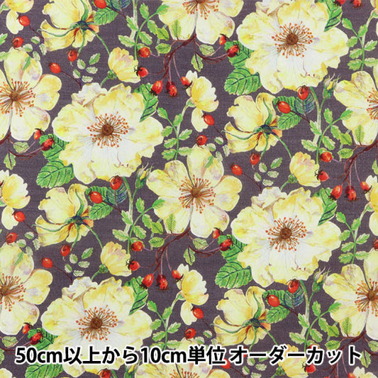 [الكمية من 5] قماش "Liberty Fabrics Lyocell Lawn Dorset Rose DC30096-BS" Liberty Japan Liberty Japan