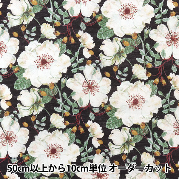 [From quantity 5] Fabric "Liberty Fabric LiyoselLawn Doreset Rose DC30096-DS] Liberty Japan