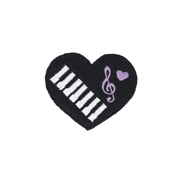 Patch "Favorite series Patch Piano Heart MOW869] KIYOHARA