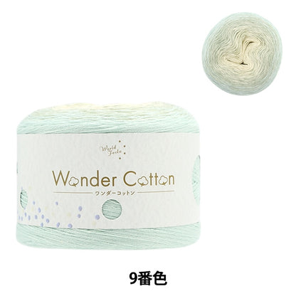 الربيع / الصيفخيوط الغزل "قطن وندر متوسط ​​رفيع نوع نعناعي اللون 9"