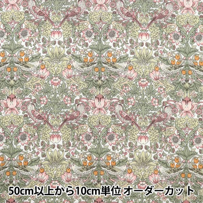 [Aus Quantität 5] Stoff "Liberty Fabric Tanalon Druck Erdbeer-Dieb Spring 36300129-XE" Liberty Japan