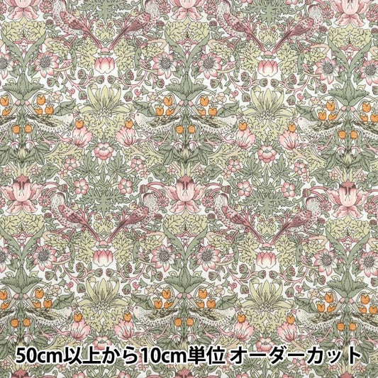 [Dalla quantità 5] tessuto "Liberty Fabric tanalone Stampa ladro di fragole Spring 36300129-XE" Liberty Giappone