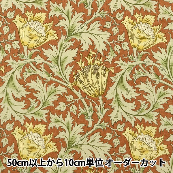 [From quantity 5] Fabric 『Sheeting V & A Anemone Aprecott Va10002-C]