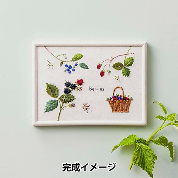 Embroidery kit "Kazuko Aoki Garden Sketchbook Garden Berry 542210" LECIEN Lecien COSMO Cosmo