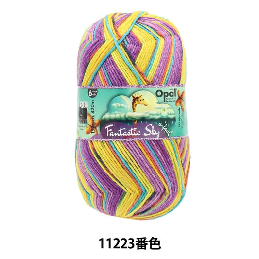 양말 원사 털실 "Fantastics Kai 6Ply 11223"Opal Opal