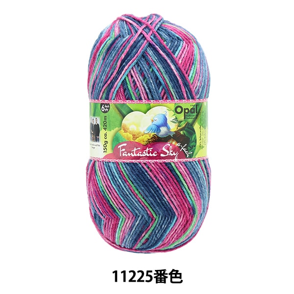 ソックヤーン 毛糸 『ファンタスティックスカイ 6ply 11225番色』 Opal