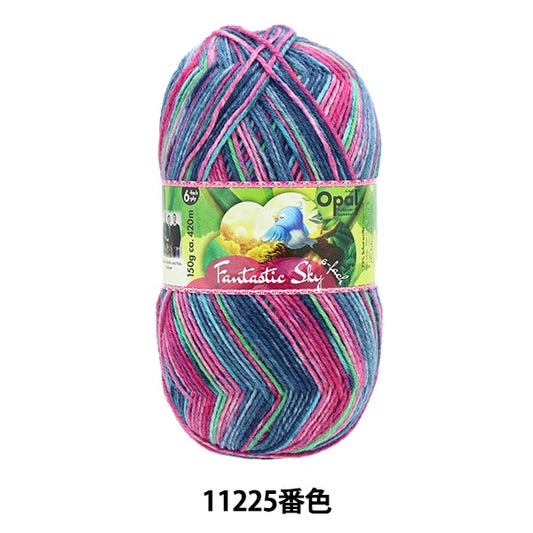 양말 원사 털실 "Fantastics Kai 6Ply 11225"Opal Opal