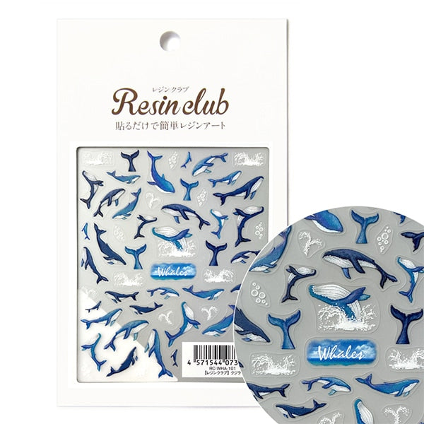 Resin material "Whale double-sided RC-WHA-101" resin club