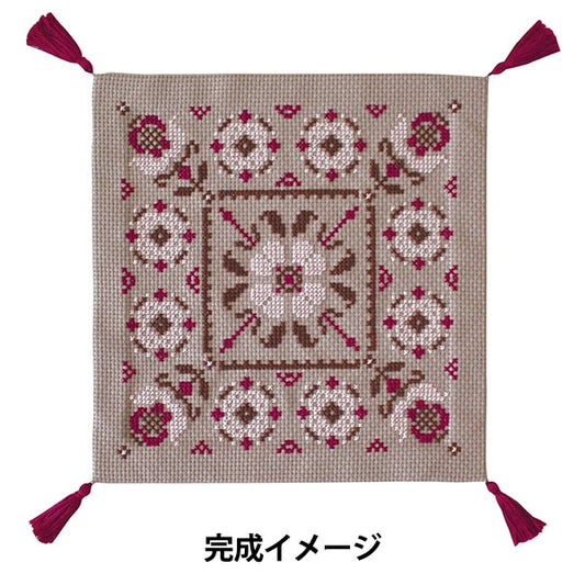 Embroidery kit "Folklore Patterns Rose Frame 9098" Olympus