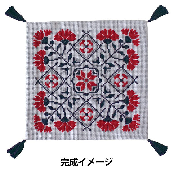 자수키트 "Folkro 패턴 가넷 타일 9099" Olympus