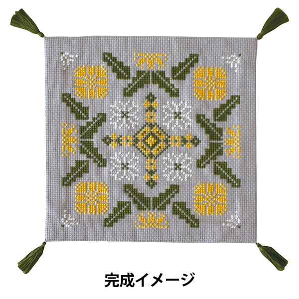 자수키트 "민속 패턴 민들레 포인트 9100" Olympus