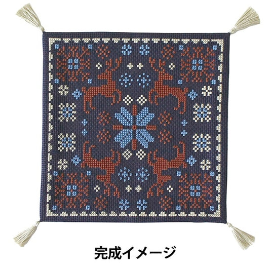 Embroidery kit "Folklore Pattern Nordic Square 9101" Olympus